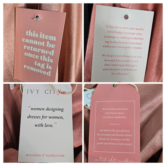 Ivy City Co Rose Satin Fit-and-Flare Midi Formal Dress - Picture 9 of 11